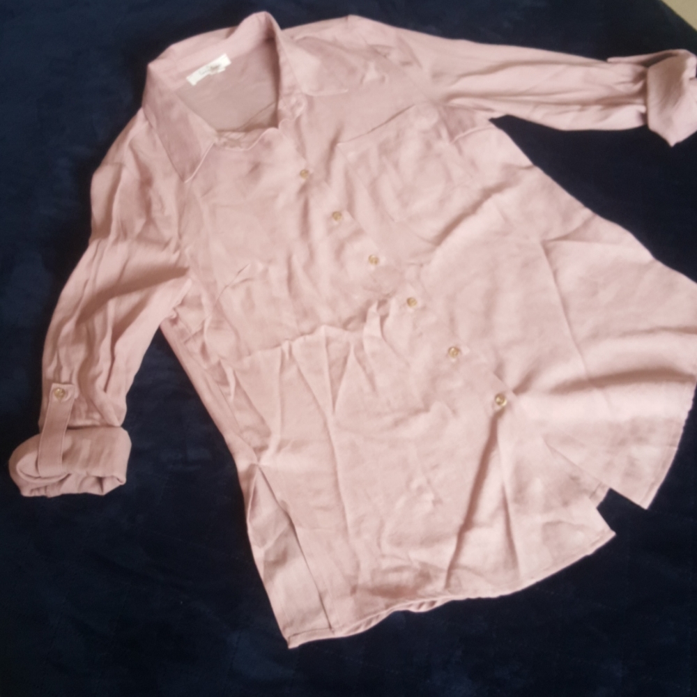 Love Tree Button Down Shirt - NWOT